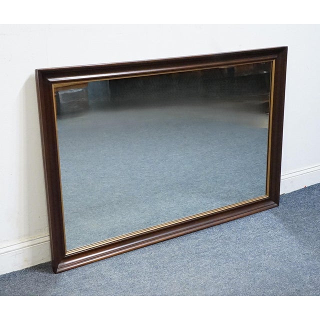 HENKEL HARRIS Virginia Galleries Solid Mahogany Traditional Style 52" Mirror 1275-808 34.5" High 52.5" Wide 2" Deep We...