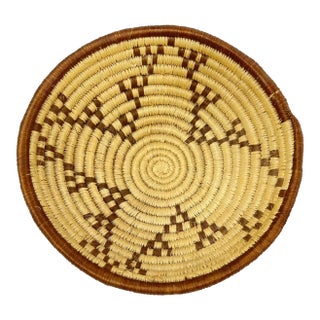 Early 20th Century Zulu Basket South Africa 7inch MATTER COLLECTION For Sale