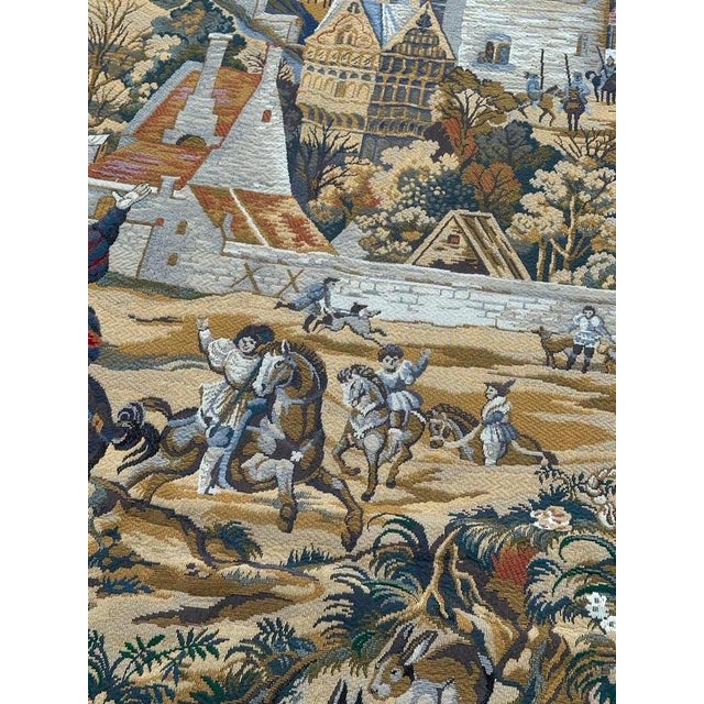 Aubusson Style Jacquard Tapestry, 1980s For Sale - Image 15 of 18