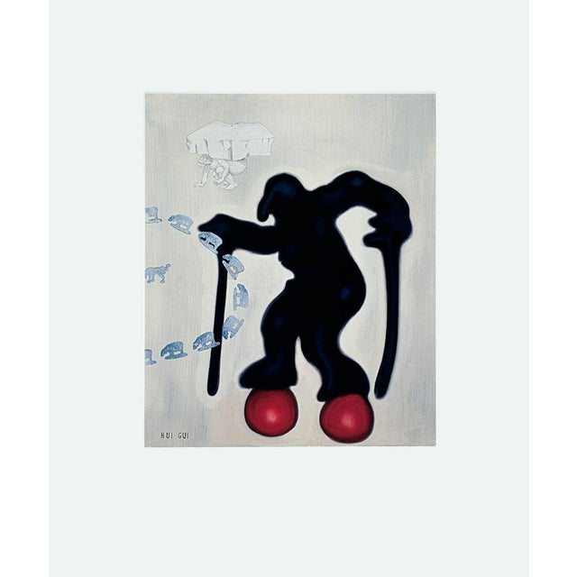 Artist: Jorg Immendorf Title: Untitled (Hui Gui) Year: 2000 Signed: No Medium: Offset Lithograph Paper Size: 23.5 x 19.5...