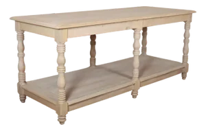 French Bleached Oak Drapers Table