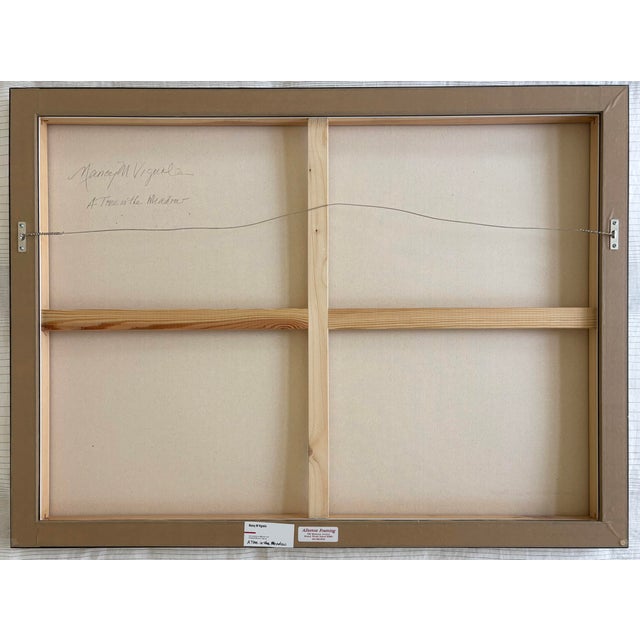 “A Tree in the Meadow” Oil on Canvas by Nancy M. Vignola - For Sale In Providence - Image 6 of 8