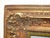 Sculpture Materials 36 5/8" H Vintage French Country Gold Ornate Picture Frame W Green Inner Strip For Sale - Image 7 of 14