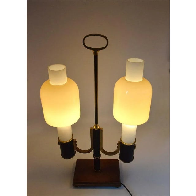 Italian Ministerial Table Lamp, 1950s For Sale - Image 6 of 13