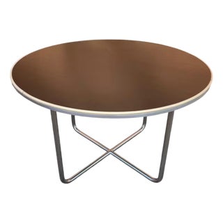 Art Deco Bauhaus Modernist Coffee Table with Tubular Steel Structure from Willem Hendrik Gispen, 1930 For Sale