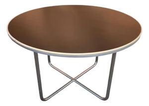 Art Deco Bauhaus Modernist Coffee Table with Tubular Steel Structure from Willem Hendrik Gispen, 1930
