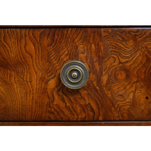 Ethan Allen Empire Style Marble Top 4 Drawer Chest For Sale - Image 13 of 17
