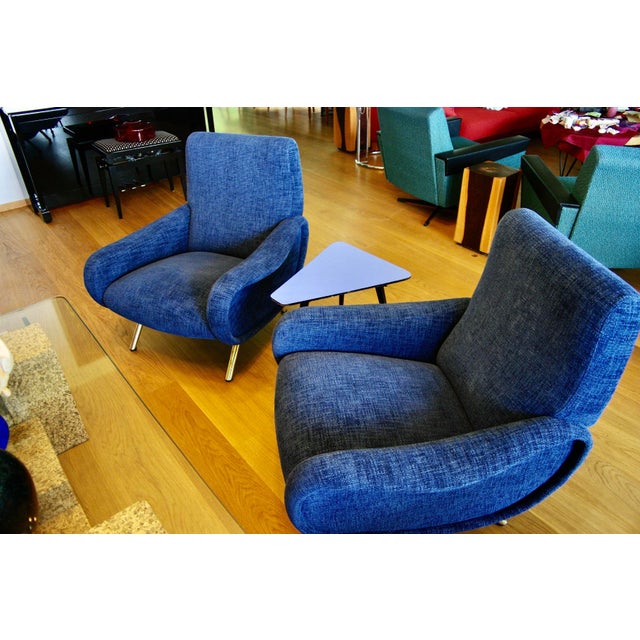 1950s Lady Armchairs by Marc Zanuso for Arflex, 1960, Set of 2 For Sale - Image 5 of 12