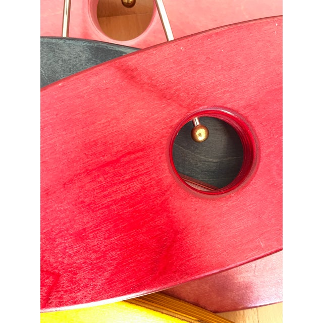 Red Vintage Coat Hooks, 1980s, Set of 7 For Sale - Image 8 of 17