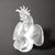 Mid-Century Modernist Sculptural Crystal Cockatiel Sculpture Signed Lalique For Sale - Image 16 of 18