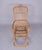 Mid-Century Italian French Riviera Curved Rattan and Bamboo Rocking Chair, 1970s For Sale - Image 16 of 18