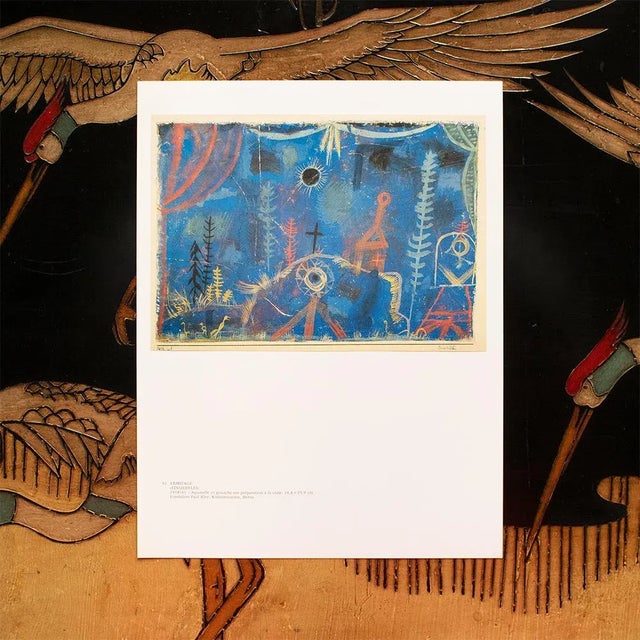 Contemporary 1989 After Paul Klee "Hermitage", Full-Color Print From France For Sale - Image 3 of 8