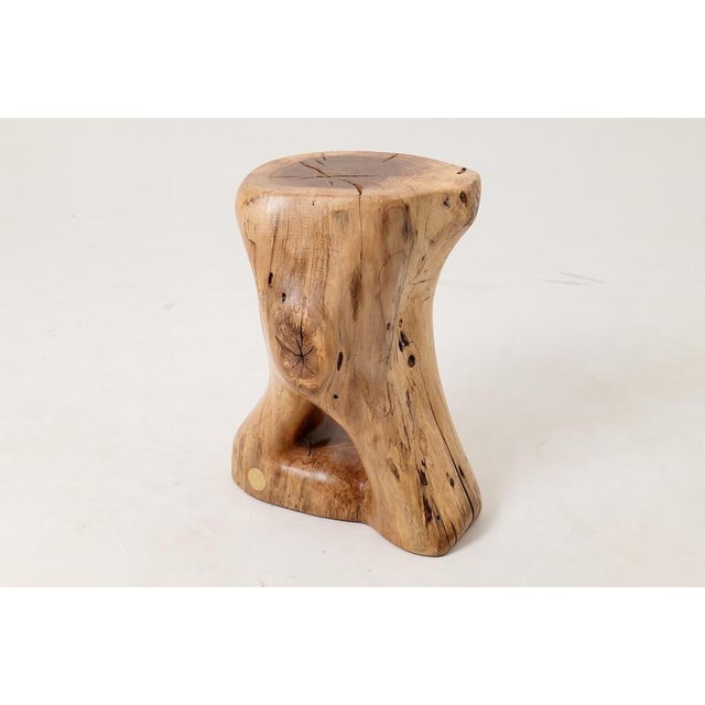 Sculptural Side Table by Logniture For Sale - Image 12 of 18