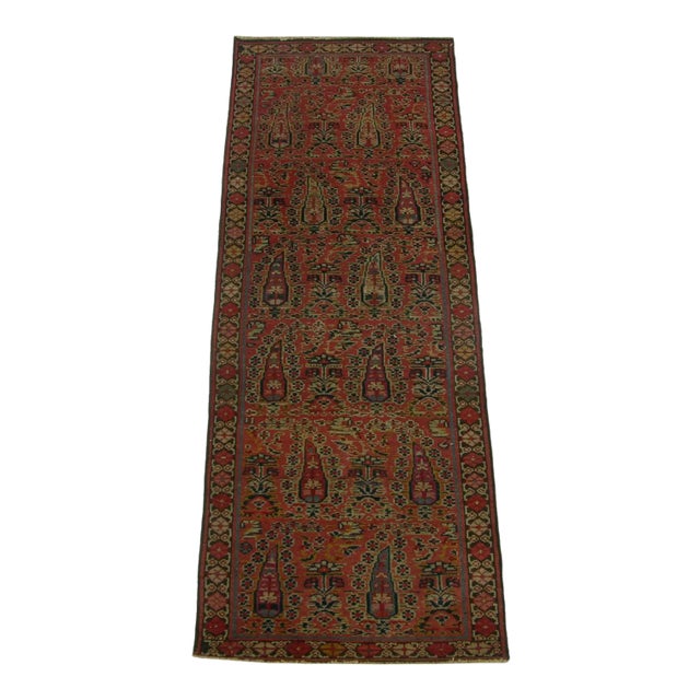 Antique Saraband Runner Rug 5'4'' X 2'2'' For Sale