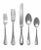 Contemporary Mepra Epoque 5-Piece Flatware Set, Pewter For Sale - Image 3 of 3