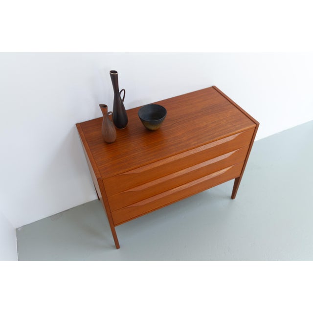 Danish Teak Chest of Drawers No34 by Kai Kristiansen for Aksel Kjersgaard, 1960s. For Sale - Image 9 of 18