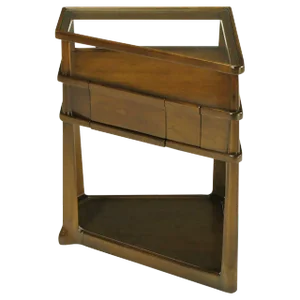 Uncommon Harold M. Schwartz Trapezoidal Side Table for Romweber