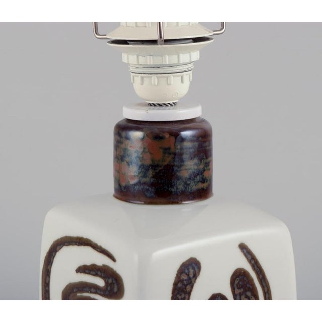 Ceramic Table Lamp by Carl Harry Stålhane for Rörstrand, 1970s For Sale - Image 3 of 10