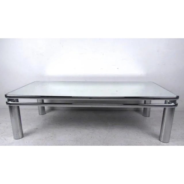 Unique Set of Vintage Modern Tubular Chrome Tables Chairish