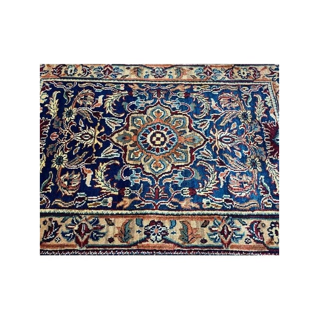 Handwoven Mughal Style Area Rug 2x3 For Sale In Dallas - Image 6 of 9