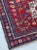 Vintage Persian Tribal Karaja 2 Toned Reds Rug - 3.6 x 4.6 For Sale - Image 11 of 12