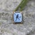 1990s 18k Gold Josephine Baker Banded Agate Intaglio Ring With Enamel and Rubies, Size 7 For Sale - Image 11 of 13