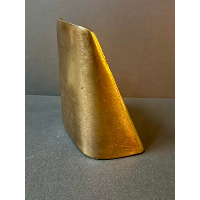 1950s Ben Seibel 1950’s Shovel Bookends Brass Plated Mid-Century Swank For Sale - Image 5 of 12