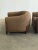 Mid 20th Century Oversized Oak & Boucle Lounge Chairs- Pair For Sale - Image 12 of 18