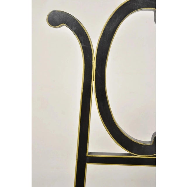 Vintage Victorian Aesthetic Movement Style Black Ebonized Art Painting Easel For Sale - Image 12 of 12