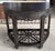 Chinese Antique Chinese Black Ebony Demilune Console Table For Sale - Image 3 of 8