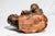 Hand Carved Large Antique Chinese Guanyin Wood Sculpture on Dragon Buddhist Asian Home Decor For Sale - Image 16 of 17