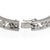 18k White Gold 1.00ct Diamond Milgrain Scroll Wide Bangle Bracelet For Sale - Image 4 of 5