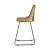 English Verona Leather Bar Stool For Sale - Image 3 of 5