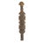 Wood Vintage Berber Hand-Carved Wooden Tent Peg Wall Sculpture For Sale - Image 7 of 7