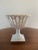 Ceramic Mid-20th Century Neoclassical Regency Reticulated Porcelain Basket For Sale - Image 7 of 9