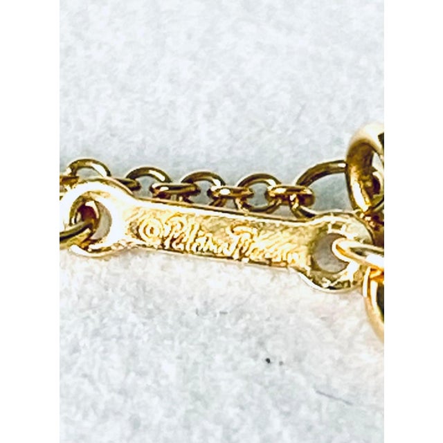 Metal Tiffany Co. 18 Karat Tri Color Gold Crown of Heart Medallion Necklace For Sale - Image 7 of 9