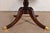 Wood Baker Furniture Georgian Banded Mahogany Pedestal Dining Table, Newly Refinished For Sale - Image 7 of 10