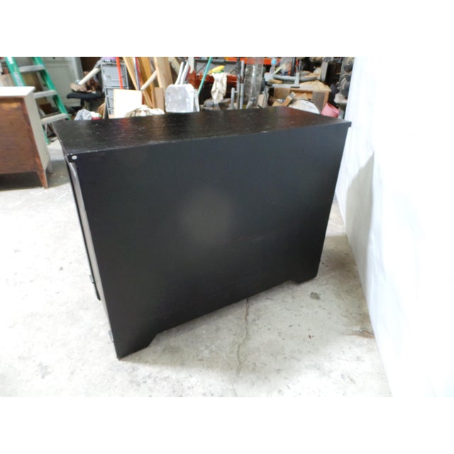 Black Gustavian Style 3 Drawer Chest of Drawers For Sale - Image 8 of 13