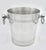 A stunning vintage champagne ice bucket made in France, circa 1960s. This is a bright silver colored ice bucket with...