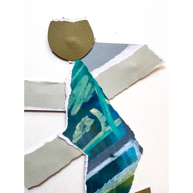 2020s "Cut to the Feeling 4" Original Framed Collage on Paper by Zac Woodiel For Sale - Image 5 of 12