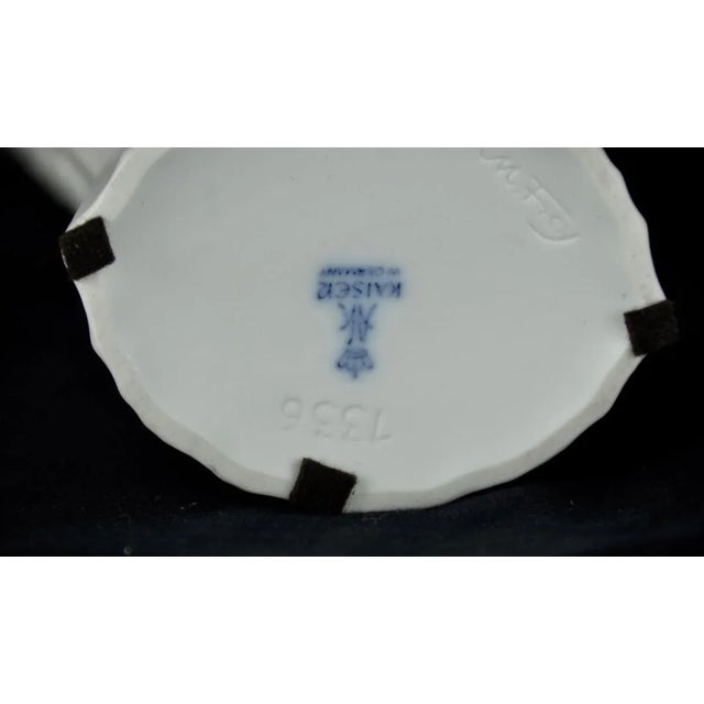 White German Vase by M. Frey for Kaiser, 1970s For Sale - Image 8 of 11