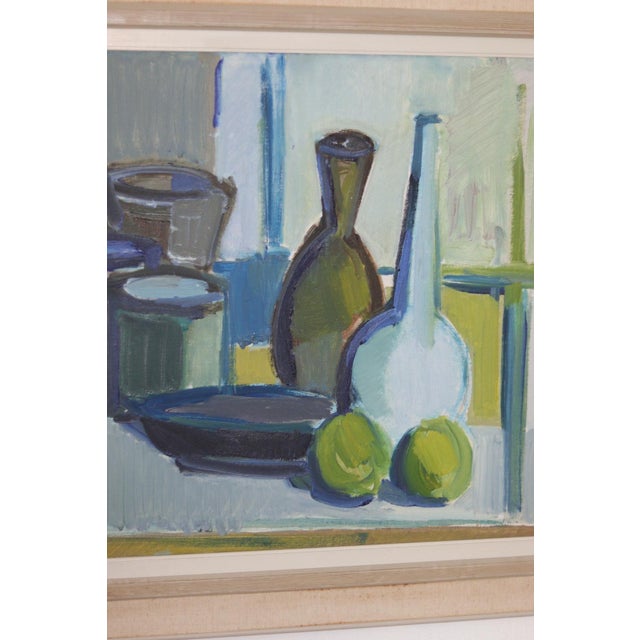 Mid-Century Modern Arthur Nilsson, Still Life, 1960s, Oil on Canvas, Framed For Sale - Image 3 of 17