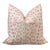 Petal Pink Abstract Animal Print Two-Sided 22" Down Pillows - A Pair For Sale - Image 4 of 4