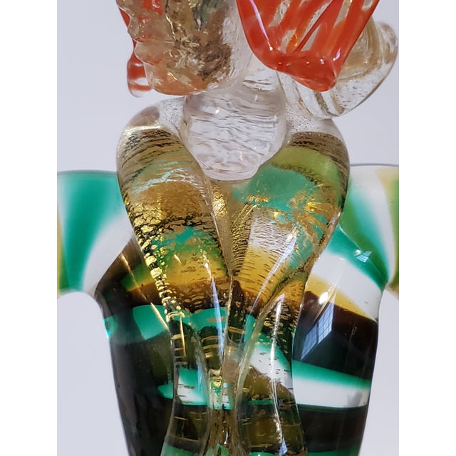 1950s Salviati Murano Glass Figure of a Woman For Sale - Image 14 of 18