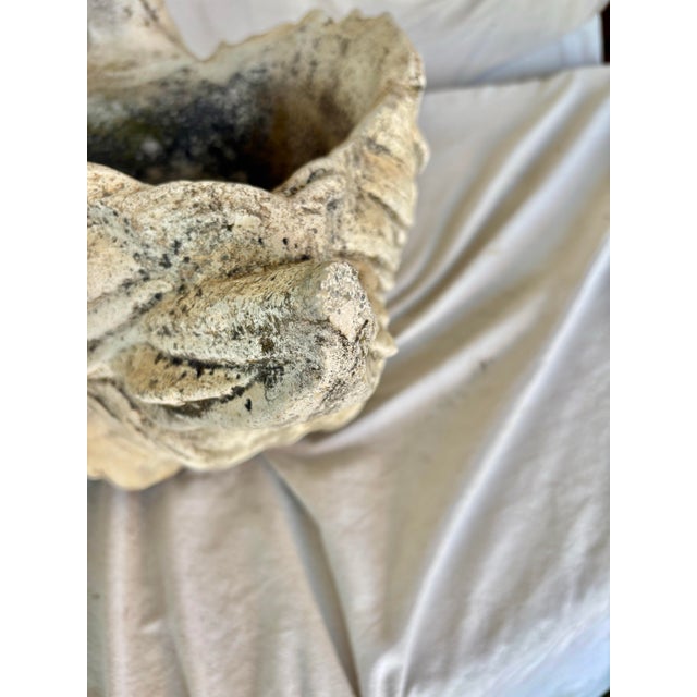 Early 20th Century French Concrete Swan Planters - A Pair For Sale - Image 11 of 12