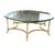 Brass & Glass Coffee Table | Hollywood Regency Style, Hoof Foot Base For Sale - Image 12 of 18