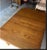 Solid Oak Dining Table With Hidden Leaves For Sale - Image 9 of 9
