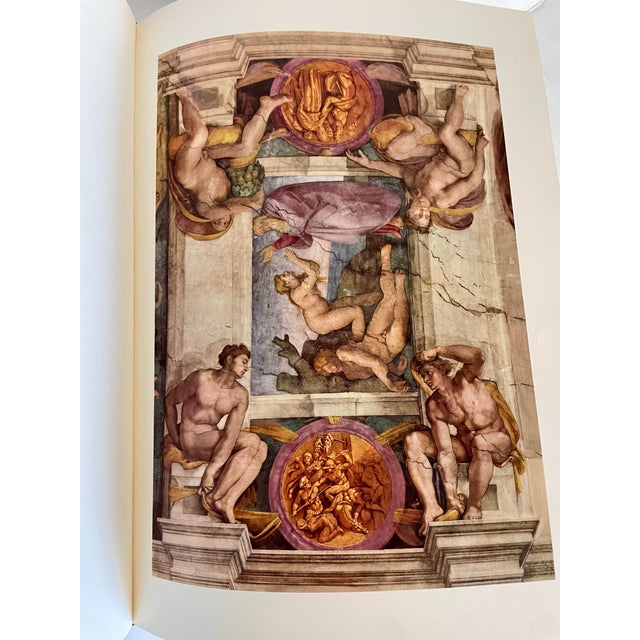1960s 1964 "Michelangelo the Painter" Xl Book With Sleeve For Sale - Image 5 of 12