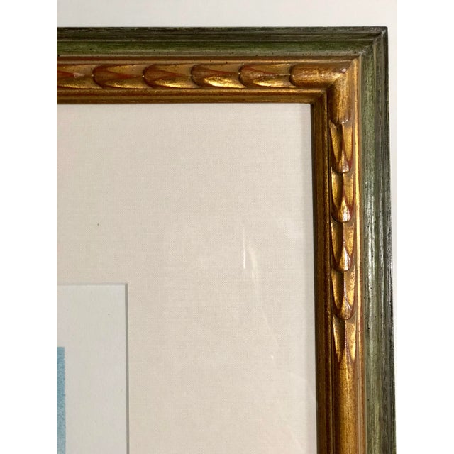 Impressionist Retro Framed Print of a Colonial Town For Sale - Image 10 of 11