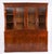 Antique 19th Century English Flame Mahogany Library Bookcase For Sale - Image 16 of 17